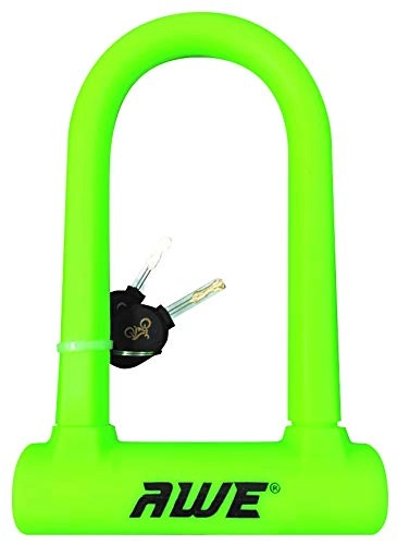 Bike Lock : AWE Bicycle Silicon Shackle U Lock 130 x 210mm