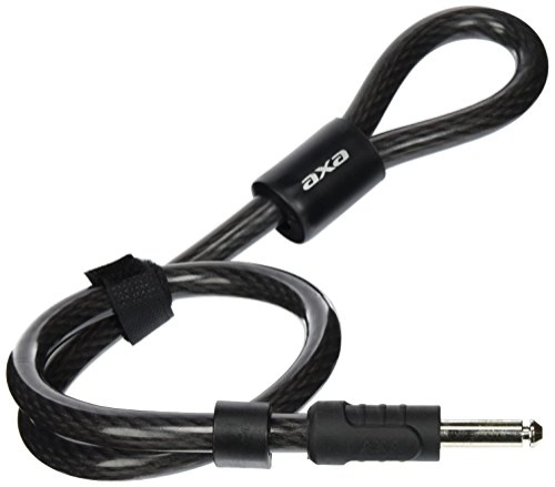 Bike Lock : AXA 2231023000 Plug-In Cable, Grey, 15 x 3 cm x 3 cm