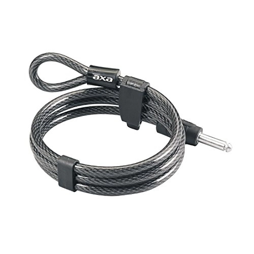 Bike Lock : AXA 2231023100Plug-In Cable, Grey, 15x 3cm x 3cm