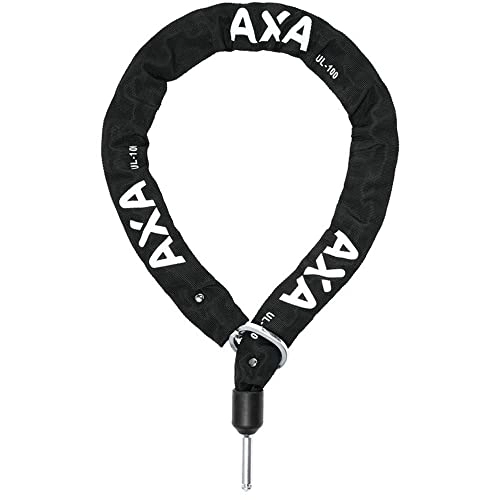 Bike Lock : AXA Only ULC Plug-In Chain 100 cm for Block XXL and Trelock Diameter of Bolt: 10 mm Black