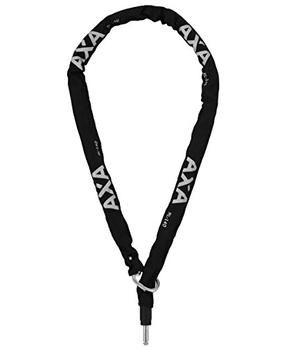 Bike Lock : AXA Plug-in Chain Lock - Black, 130 cm