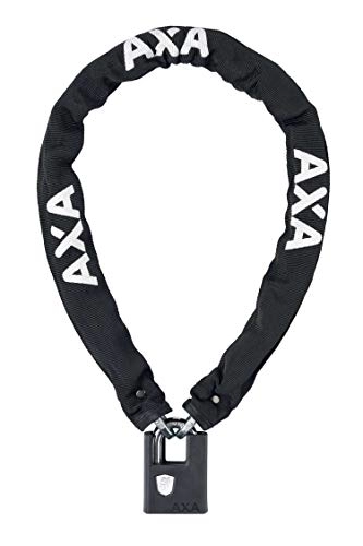 Bike Lock : AXA Unisex Adult 8713249244297 Chain Lock 'Clinch' - Black, One Size