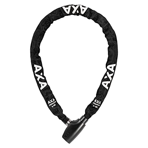 Bike Lock : AXA Unisex - Adult Abolute 5-90 Chain Lock, Black, 90