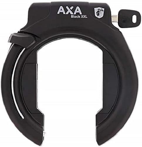 Bike Lock : AXA Unisex - Adult Frame Lock-2231014000 Frame Lock, Black, One Size