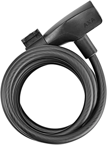 Bike Lock : AXA Unisex - Adult Resolute Cable Lock 8-180 Black 180cm