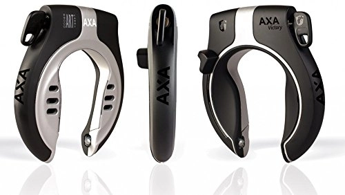 Bike Lock : Axa Victory 5455 5095 5405c Frame Lock Grey / Black