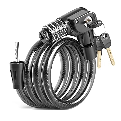 Bike Lock : AZPINGPAN Bicycle Lock With Night Vision Light丨Password Key Double-open Design Portable Lock, Electric Bike, Motorcycle Lock / chain Lock, Outdoor Sports Bike Accessories (password Can Be Reset)
