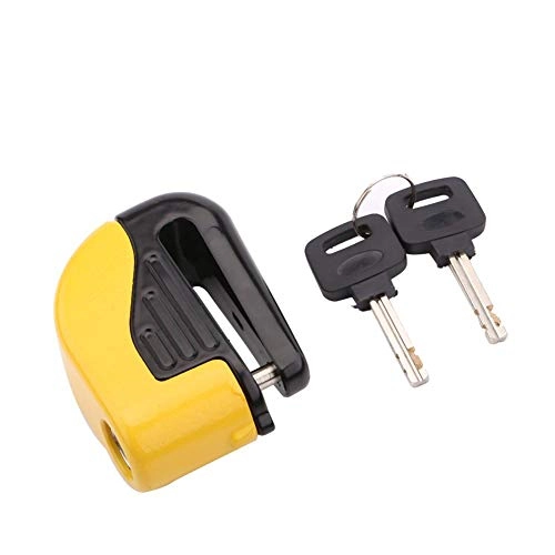 Bike Lock : Baverta Bike Brakes Lock - Bicycle Alarm Lock Bike Cycling Small Alarm Lock Disc Brakes Anti Theft Bicycle Security Accessories 2 Colors (#1)