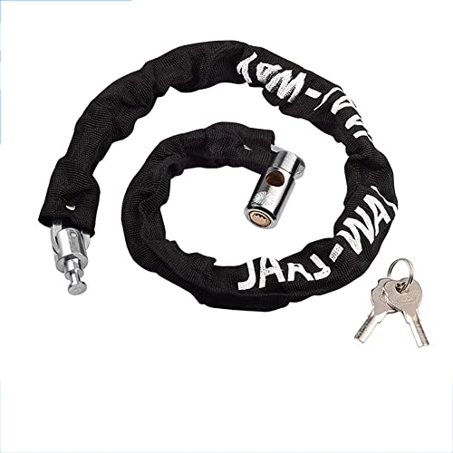 Bike Lock : BCXRSE Bike Lock Bicycle Chain Lock, Mountain Bike Lock Anti-theft Lock Chain Lock Hydraulic Shear with Two Keys Suitable for Bicycles, Fences, Skateboards, Etc75cm 90cm 110cm 145cm (Size : 90cm)