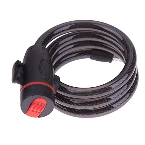 Bike Lock : BECCYYLY Bicycle Lockanti Theft Bike Lock Stainless Steel Safety Cable Coil With Key Motorcycle Cycle Lock