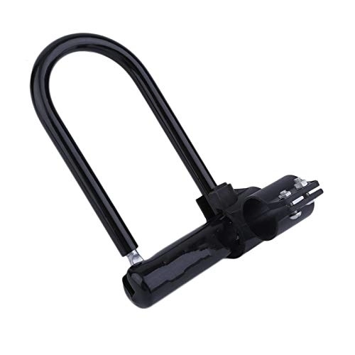 Bike Lock : BECCYYLY Bicycle U Lockbicycle U Lock Bike Cycling Steel Anti Theft Bicycle Security Lock Cycling Safety Accessory With Mounting