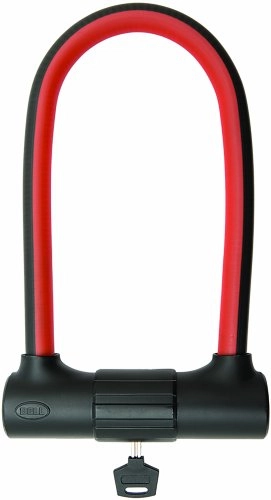 Bike Lock : BELL Cinch 500 Flex U-Lock, Black / Red