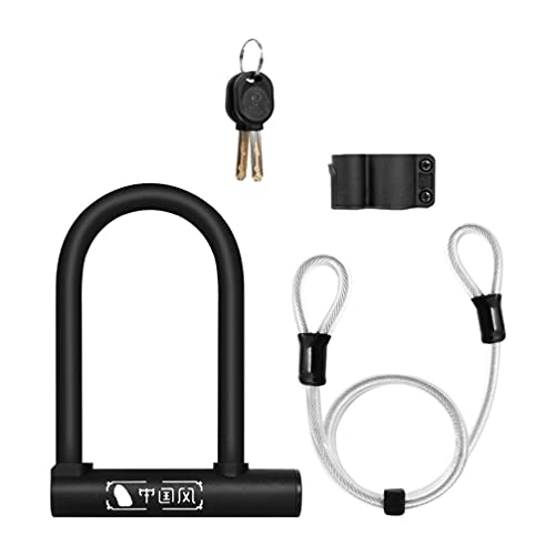 Bike Lock : BESPORTBLE 1 pc Universal Security Cable Bike Lock Safety Cable Wire Bike U- locks