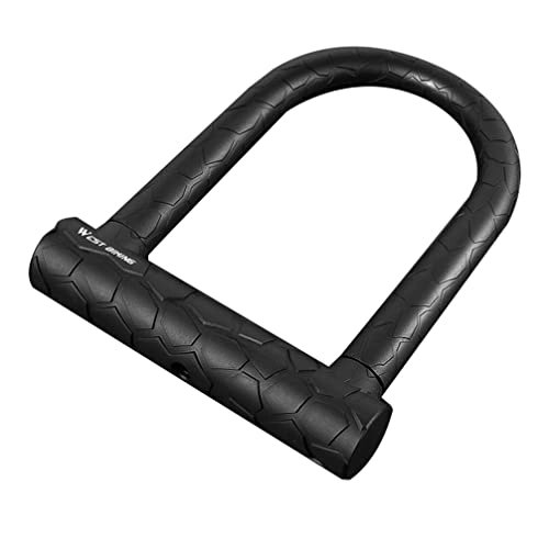 Bike Lock : BESPORTBLE 1 Set Bike U Lock Anti- theft Lock Mountain Bike Locks Outdoor Motorcycle Lock Security Cable with Sturdy Mounting Bracket for Motorcycle Bicycle and More