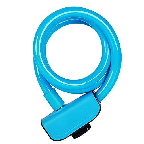 Bike Lock : Bicycle Cable Lock Outdoor Cycling Anti-theft Lock With Keys Steel Wire Security Bike Accessories 1.2M Bicycle Lock, Blue