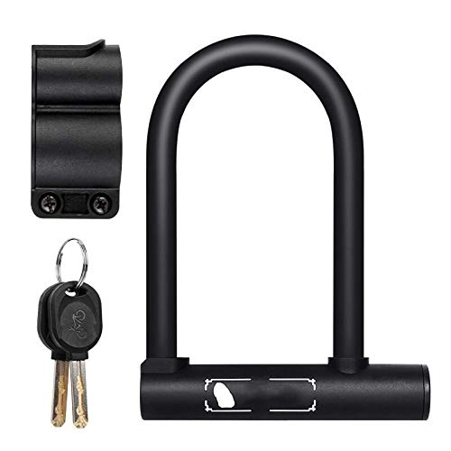 Bike Lock : Bicycle Lock Bike U Lock Universal Security Anti Theft Lock With Mounting Bracket 2 Keys For All Bicycle Motorbike Gate Fence