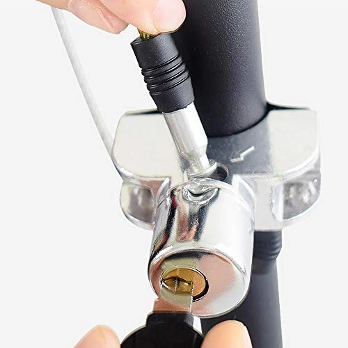 Bike Lock : Bicycle Lock Motorcycle Lock Cycling Lock Standard Shackle, codes Resettable, Security Anti-theft, High Security, Great Bike Safety Tool, for Bike Cycle, moto, door, For Bicycle, Scooter, Grills & Other Items