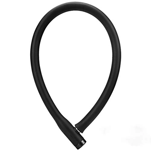 Bike Lock : Bicycle lock, mountain bike lock, portable bicycle lock, anti-theft lock Suitable for outdoor bicycles 780mmx20mm (Color : Black)
