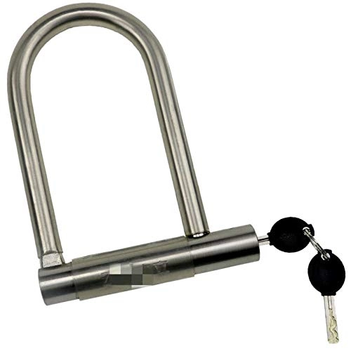 Bike Lock : Bicycle Lock, u-Lock, Road Mountain Bike Lock, Bicycle Anti-Theft Lock, Portable Lock, anti-16 tons Hydraulic Shear-A