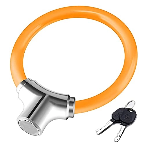 Bike Lock : Bicycle Locks, Wire Rope Cable Locks, Two Key O-Locks, Horseshoe Locks, Ring Locks, Cycling Accessories, Outdoor Sports Bikes, Suitable for All Bicycle Parts, Motorcycles