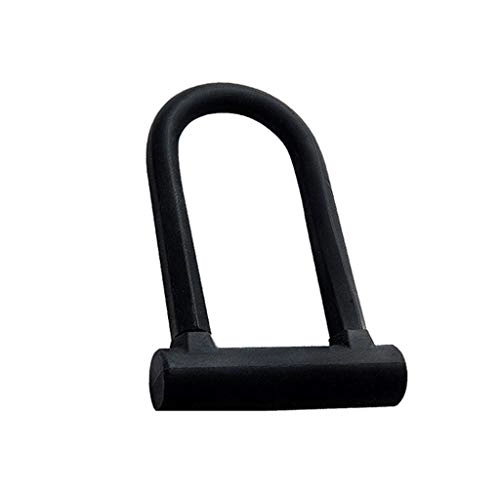 Bike Lock : Bicycle U-lock Steel Security Anti-theft U-lock with 4FT / 1.2M Steel Flexible Cable and Sturdy Mounting Bracket for Bicycle Motorcycle
