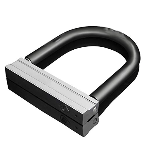 Bike Lock : Bicycle U-Lock U-type Anti-theft Car Lock Heavy Duty Lock Fixed Anti-hydraulic Shear Door Lock Lock