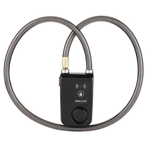 Bike Lock : Bike Anti-theif Lock ABS Plastic Vibration Function APP Bluetooth Control Bluetooth Lock, for Bike Protection
