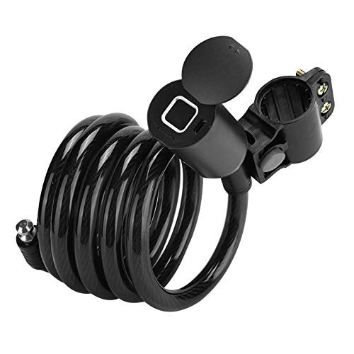 Bike Lock : Bike Lock, Fingerprint Lock Fingerprint Unlocking for Motorcycles Bicycles