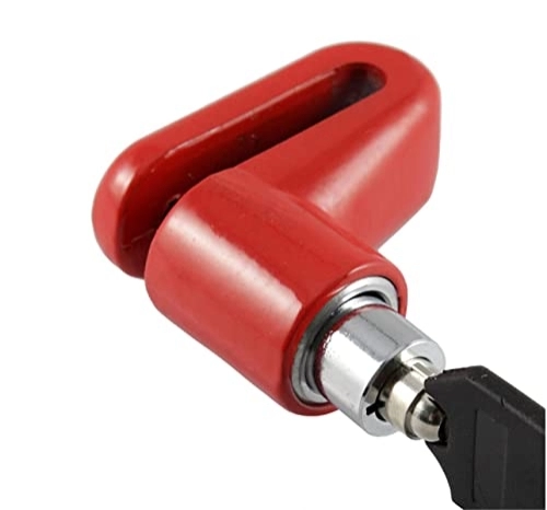 Bike Lock : Bike Lock Motorcycle Accessories Scooter Wheel Safety Anti-Theft Brake disc Lock DSS-Red