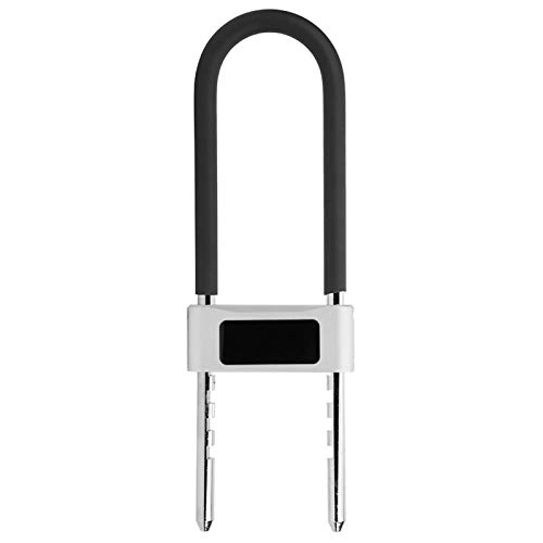 Bike Lock : Bike Lock - Waterproof Intelligent Fingerprint Anti-Theft U-Shaped Lock for Bike Motorbike for Bluetooth, 14.6x4.7in