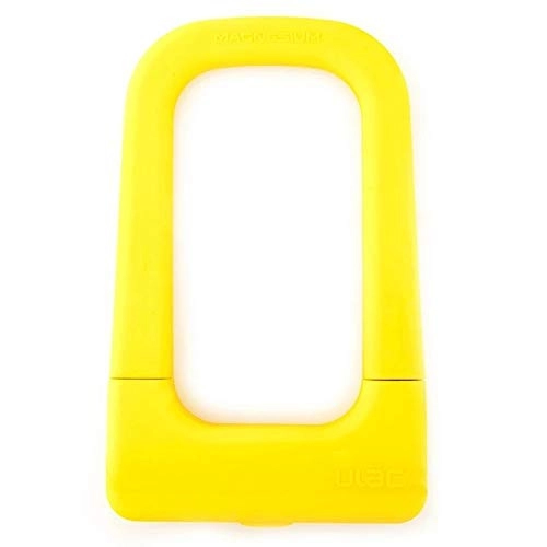 Bike Lock : Bike Lock With 3 Keys Security Anti-theft Bicycle Lock Magnesium Alloy Strong Padlock For Bicycle Motorcycle Cycle U Lock (Color : Yellow)