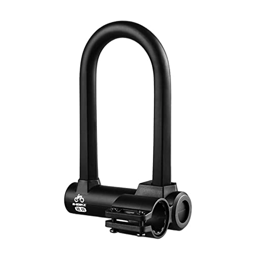 Bike Lock : Bike U Lock Anti-Theft MTB Road Bike Bicycle Lock Cycling Accessories Heavy Duty Steel Security Bike Cable U-Locks Set (Color : Ulock)