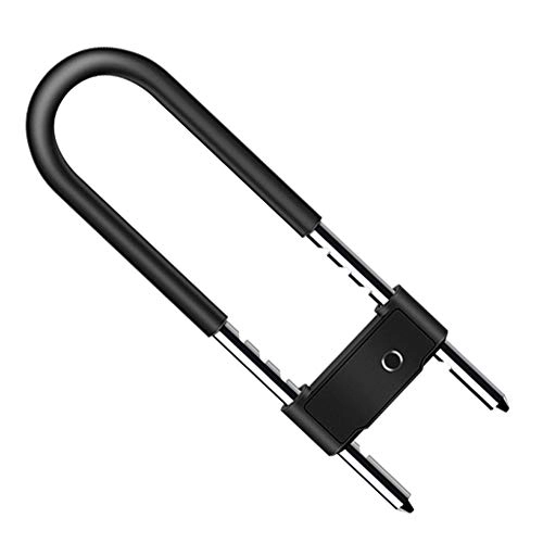 Bike Lock : Bike U Lock with Fingerprint, Durable Easy To Use, Compact, Hardened Steel, Anti Drill, Pick Resistant Standard Lock Comes with Keys Set Waterproof Level IP67, 1pc