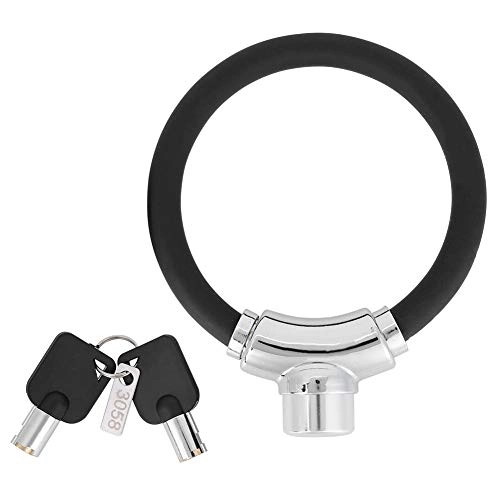 Bike Lock : Bnineteenteam Mini Ring Anti-Theft Bicycle Lock, Portable Bike Lock with Steel Cable
