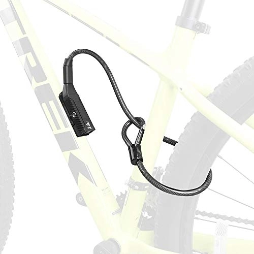 Bike Lock : BV Bike Lock, Double Lock Cylinder Mount, 10 x70cm Cable, Anti-Theft Coiling Cable Lock for Bicycle (Made in Japan)