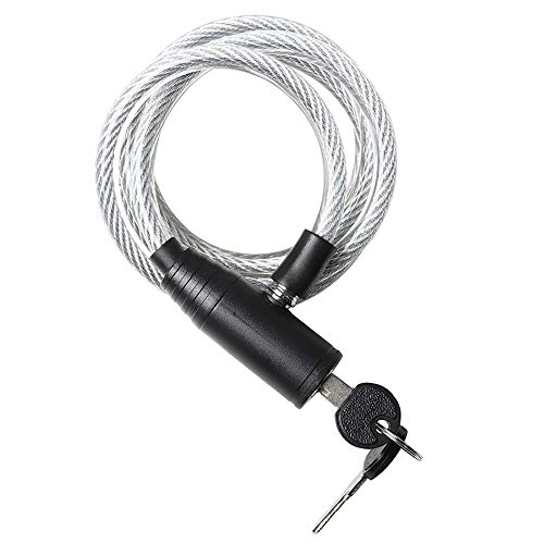 Bike Lock : Cable lock, bicycle lock, Bike lock cable, Security Bicycle Chain Lock 5-Digit Resettable Combination Anti-theft Bike Locks, Ordinary