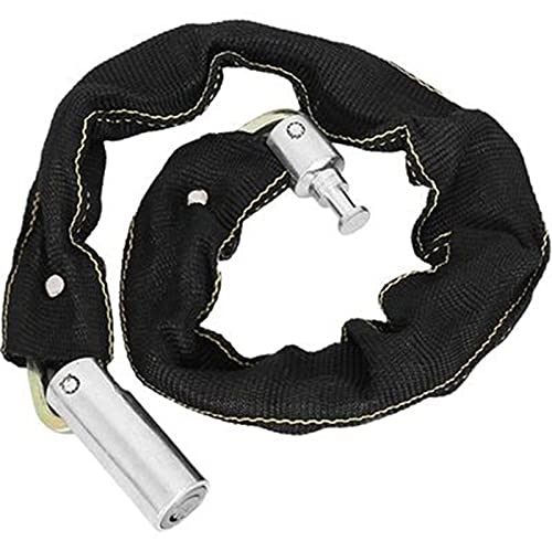 Bike Lock : Chain Locks Portable Bicycle And Motorcycle Chain Lock, Chain Lock With Protective Cover, 7mm, Waterproof And Dustproof, With Two Keys(Size:80cm)