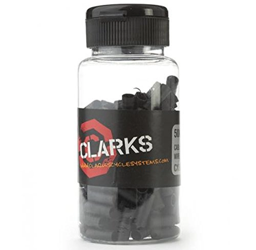 Bike Lock : Clarks Y2029DP Push Fit Brake Ferrule Cycle Component (Pack of 150) - Black