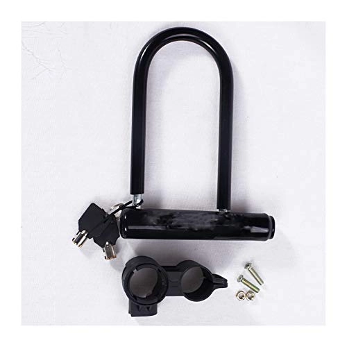 Bike Lock : CTZL U-Locks Small Bike Motorcycle Bicycle U Lock HEAVY DUTY Anti Theft 205x100mm U-Lock