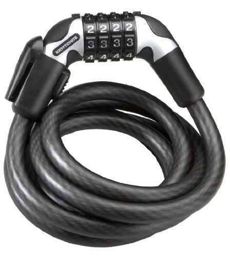 Bike Lock : Cycle Gear Kryptonite Kryptoflex 1218 Combo Cable Bicycle Lock with Transit FlexFrame Bracket (1 / 2-Inch x 6-Foot) Bike, Cycling, Bicycle, Bicycling