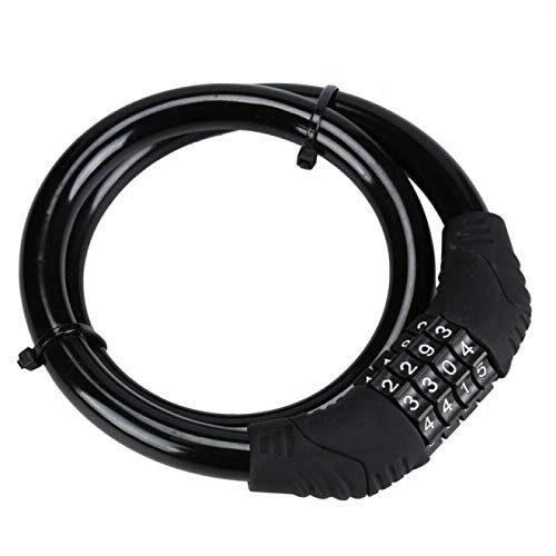 Bike Lock : Cycling Chain Locks Bicycle Cycle Lock 4 Digit Dial Code Code Password Combination Security Bicycle Lock Accessories