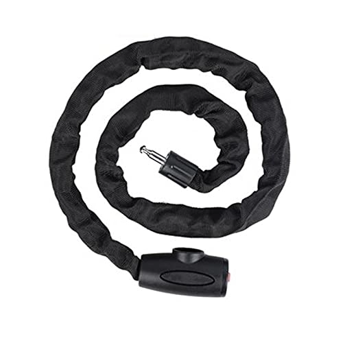 Bike Lock : Cycling Lock Three-length Anti-theft Security Chain Lock, Portable Chain Lock Gate Fence, Motorcycle, Bicycle. Wear-resistant Cloth Cover(Size:1.2m)