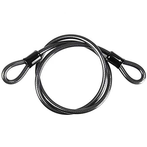 Bike Lock : CyclingDeal Bicycle Bike Cycling Lock Cable 10mm(0.39 inch) Heavy-Duty Security Cable with Sealed Ends 1.2m (4FT)