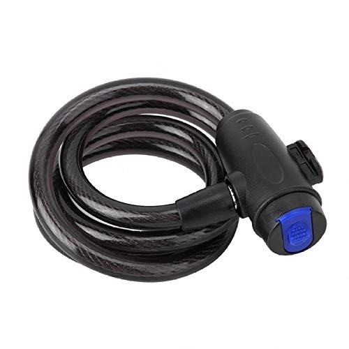 Bike Lock : Cylinder Locklock Cylinders Security Cylinder Deadboltbike Bicycle Cycling Riding Steel Cable Chain Lock Anti-Theft Security Black Cerradura