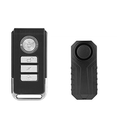 Bike Lock : Delaman Bike Alarm Lock Wireless Anti-Theft Remote Control Alarm, Bicycle Alarm Safety Lock, Motorbike Vehicle Burglar Alarm Siren