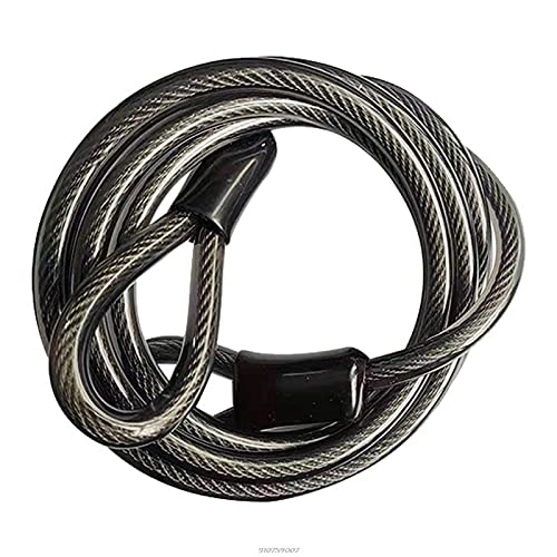 Bike Lock : dfgdfg Plastic Coated Steel Wire Rope, 1.8M Bicycle Lock Cable Road Bicycle, for Anti-Theft Security Steel Wire Rope Cable for Motorcycle Electric Scooter