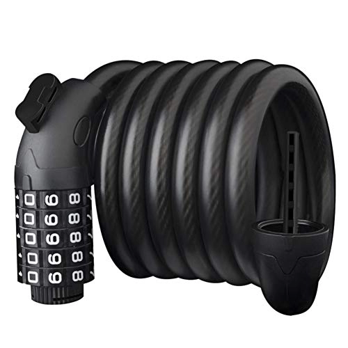 Bike Lock : DFGJS Bike locks heavy duty, Bicycle Lock Code Key Anti Theft Bike Password Cycling Combination Metal Light Weight Security Lock (Color : Frosted)