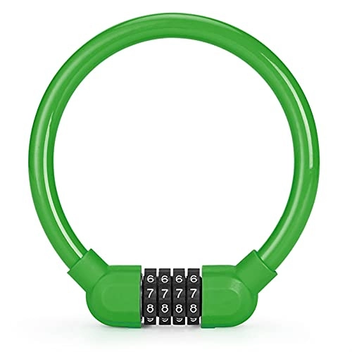 Bike Lock : Digit Password Lock Bike Chains Blocks Anti-Theft Cord Cable Lock Tough Security Steel Wiring Bike Cycling Bicycle Lock Portable Accessories (Color : 1)