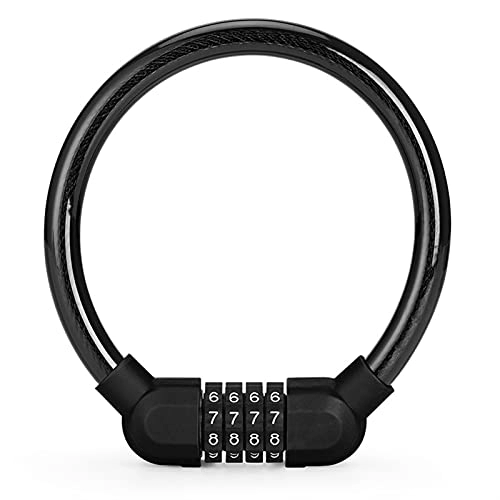 Bike Lock : Digit Password Lock Bike Chains Blocks Anti-Theft Cord Cable Lock Tough Security Steel Wiring Bike Cycling Bicycle Lock Portable Accessories (Color : 2)