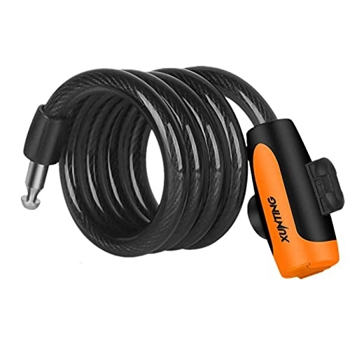 Bike Lock : DYTWXG High security level Bicycle Lock Bike Chain Lock High Security Bike Lock With Key Ideal For Bike, Electric Bike Other Outdoor Equipments, Black, freesize